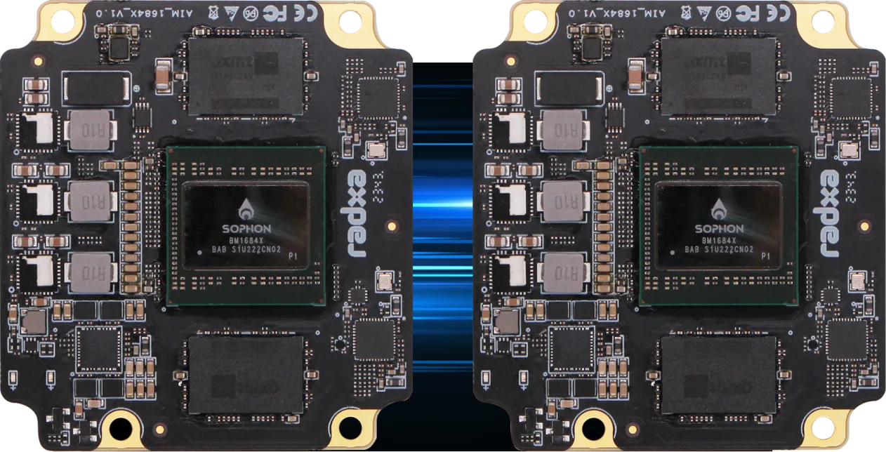 Supports 2x Module Cascades, up to 64T computing power