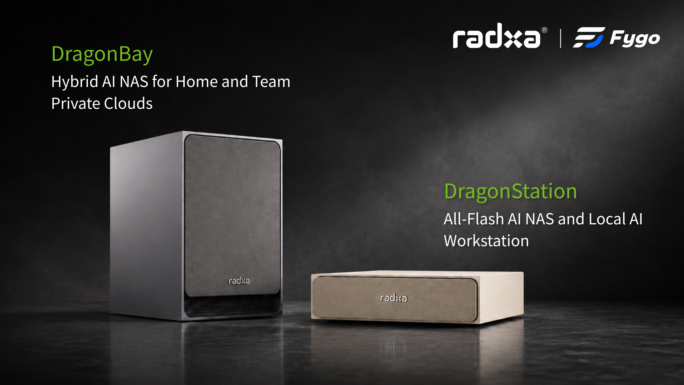 DragonStation and DragonBay AI NAS Systems