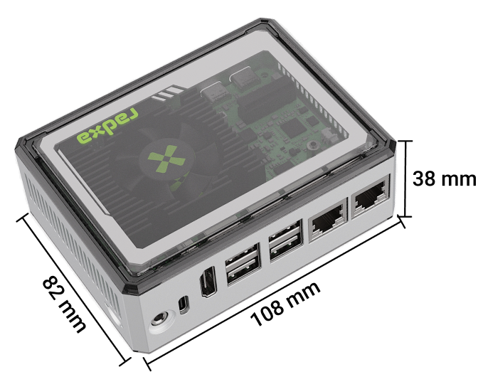 Radxa MagCase 1082 dimensions